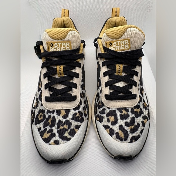 Converse Shoes - Converse Kids Shoes - Leopard Print and Black